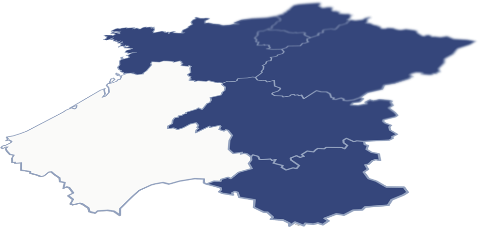 Le Groupe Caplaser map